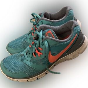 Nike Flex Experience RN 3 Blue and Pink Running Shoes EUC